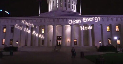 Clean energy supporters in Ohio want Governor John Kasich to end the freeze. 