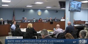 Arizona Corporation Commission approved APS rate hike