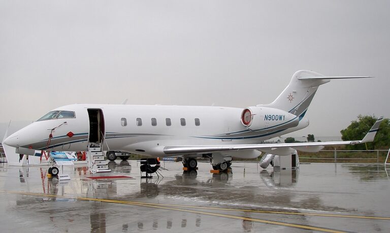 Bombardier BD-100-1A10 business jet - one of the types of jets registered to Exelon.