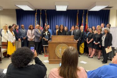 NC legislative Dems gather for a bill funeral.